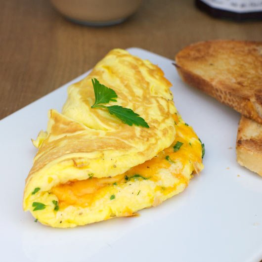 Egg and Cheese Omelet for Weight Gain in Cats