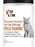 Taurine supplements for cats